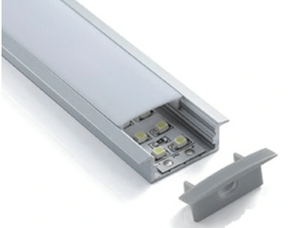 Profile Flush Led inner width 15.8mm / outer width 21mm / height 7mm