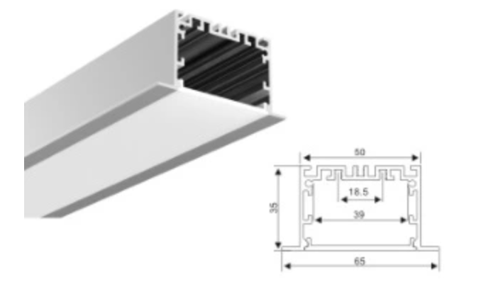 Profile Surface Led width 50mm / height 35mm