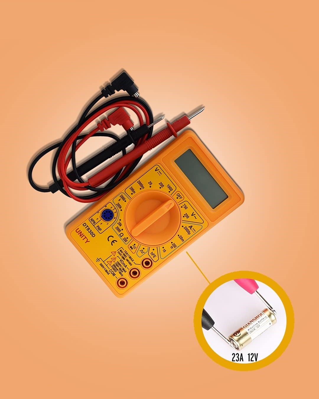 جهاز قياس رقمي متعدد DT830D