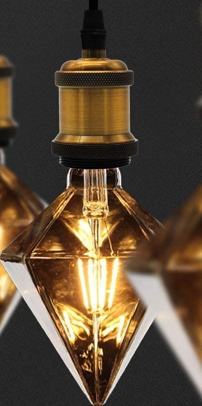 Edison Lamp Decor diamond