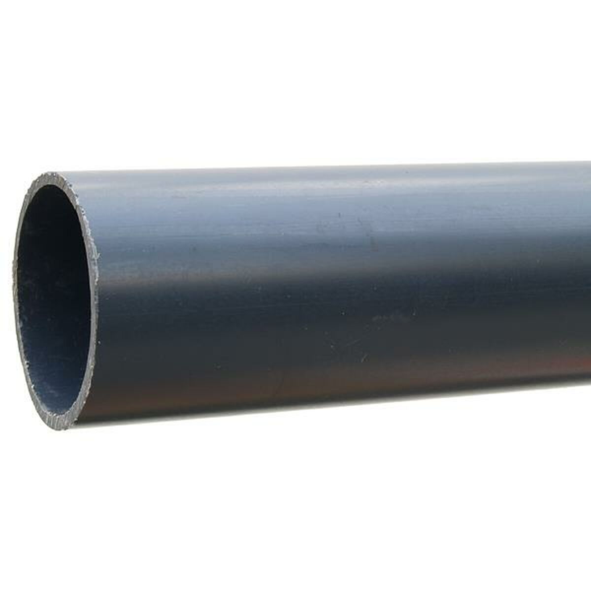 ماسورة بيت الهندسة 50مم UPVC رأس وذيل بالجوان سمك الماسورة 1.8مم (لون رمادي)