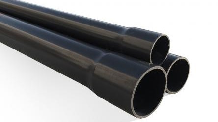 ماسورة بيت الهندسة UPVC رأس وذيل 6 متر بالجوان (لون رمادي)