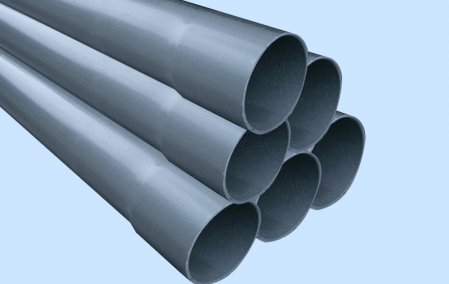 ماسورة بيت الهندسة UPVC رأس وذيل 6 متر بالجوان (لون رمادي)