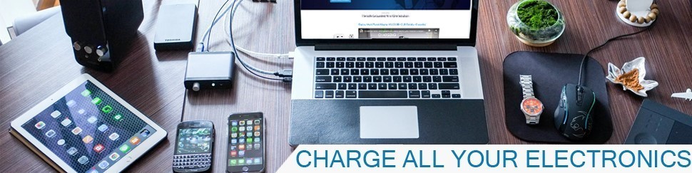 Power Strip 3 outlets + 3USB