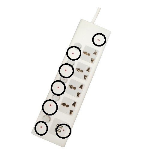 مشترك بسلك 4 فتحة + 2 USB