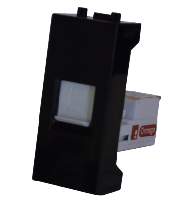 وحدة كمبيوتر أوميجا CAT5e , RJ45 بغطاء حماية