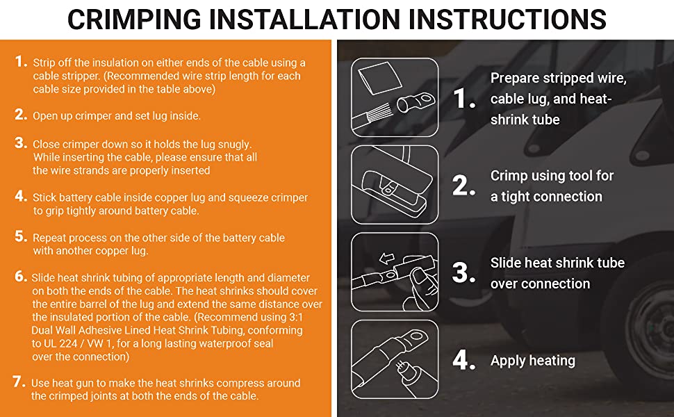 crimping installation instructions