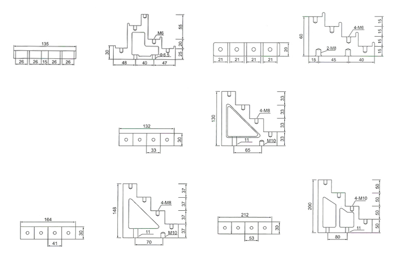 YIKA Epoxy Busbar Support Bus Bar Steps Insulator Electrical Insulators