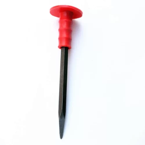 Hand-Tool-Wood-Working-Chisel-Stone-Brick-Masonry-Cold-Chisel-with-PVC-Handle إزميل محدد 8 مم - Image 1
