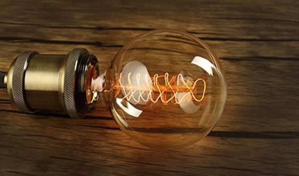 edison lamp decor bubble