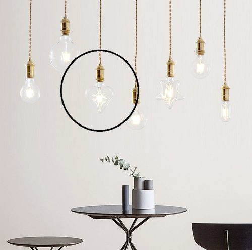 Edison Lamp Decor heart