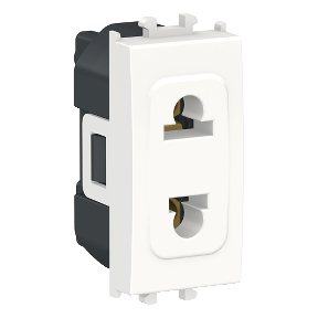 LMR5510001 - Easy Styl, socket-outlet, 2P, 1 module, white | Schneider Electric Global