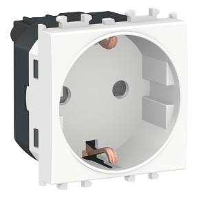 LMR5210001 - Easy Styl - 2 modules Side earth Socket Outlet - White | Schneider Electric Egypt