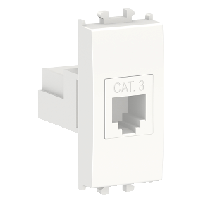 LMR6231001 - Easy Styl - 1 module Phone Socket Cat 3 - White | Schneider Electric Global