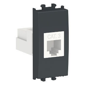 LMR6231003 - Easy Styl - 1 module Phone Socket Cat 3 - Black | Schneider Electric Global