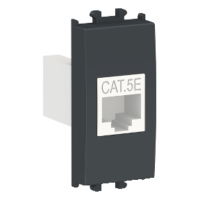 LMR6232003 - Easy Styl - 1 module Data Socket Cat 5 - Black | Schneider Electric Egypt