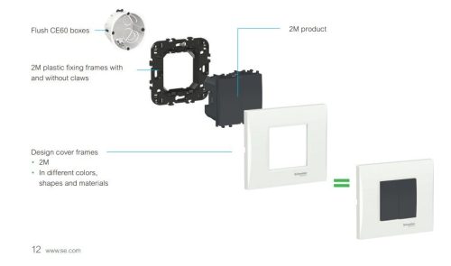 شاسية شنايدر ايزي ستايل بلاستيك - Image 3
