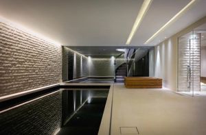 LED tape in swimming pool