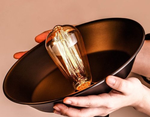 إضاءات ديكور مُعلقة شكل نصف دائرة بشبكة