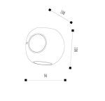 Up/Down Wall Modern Ball Lights - Image 5