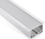 بروفيل ليد دفن (عرض داخلي 75مم - عرض خرجي 90مم - ارتفاع 35 مم)