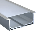 بروفيل ليد دفن (عرض داخلي 75مم - عرض خرجي 90مم - ارتفاع 35 مم)