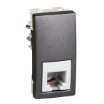 بريزة تليفون شنايدر 4 طرف - رمادي