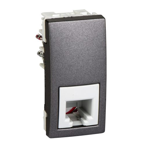 بريزة تليفون شنايدر 4 طرف - رمادي بريزة تليفون شنايدر 4 طرف - رمادي