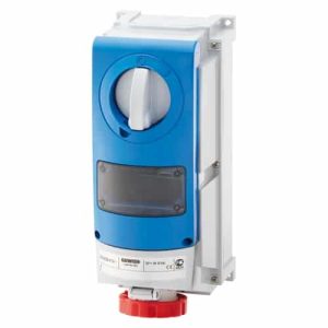 بريزة جويس باللوك رأسي 2 بول + أرضي  IP66 - 32 A