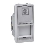 بريزة شنايدر داتا CAT6 - ابيض