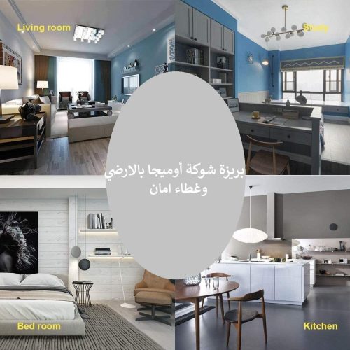 بريزة شوكة أوميجا بالارضي وغطاء أمان