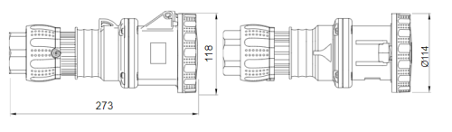 بريزة صناعي داخل جويس 63 أمبير IP67 5P