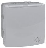 بريزة مجوفة بغطاء شنايدر 16 أمبير - ابيض