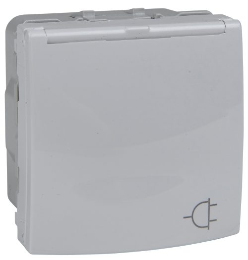 بريزة مجوفة بغطاء شنايدر 16 أمبير - ابيض بريزة مجوفة بغطاء شنايدر 16 أمبير - ابيض