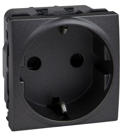 بريزة مجوفة شنايدر 16 أمبير - رمادي