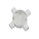 بواطة رباعي بيت الهندسة UPVC لماسورة (اللون أبيض)