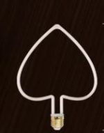 لمبة ديكور شكل قلب (ضد الكسر)