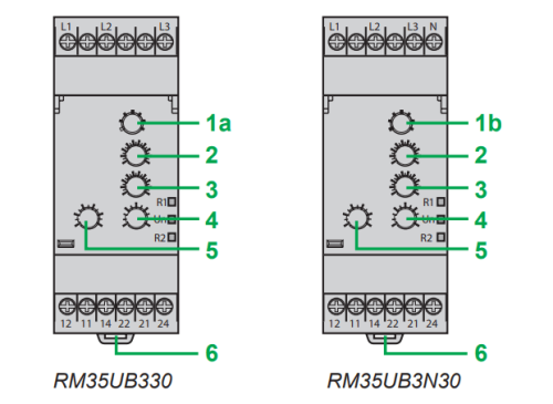ريلاى حماية شنايدر من طلمبات طراز RM