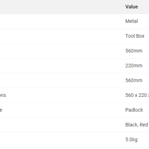 صندوق أدوات ميكانيكي