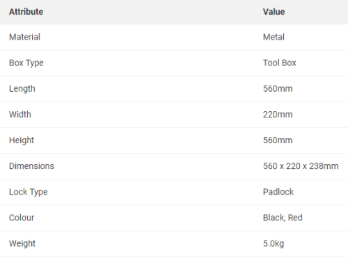 صندوق أدوات ميكانيكي