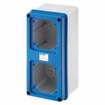 علبة جويس خارج 2 فتحة بالاطار مقاسات محدد - IP67