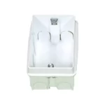 علبة ماجيك بيت الهندسة 7×10 UPVC (اللون أبيض)