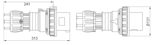فيشة صناعي جويس 400 فولت 125 أمبير IP67