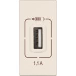لقمة شاحن USB سوليدا - عاجي