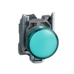 لمبة أشارة معدنية مزود بلمبة لد XB4B  24 VAC - اخضر