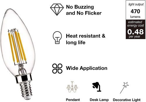 لمبة بلحة فيليبس شفاف 4 وات