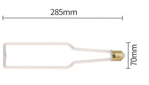 لمبة ديكور شكل زجاجة  (ضد الكسر)