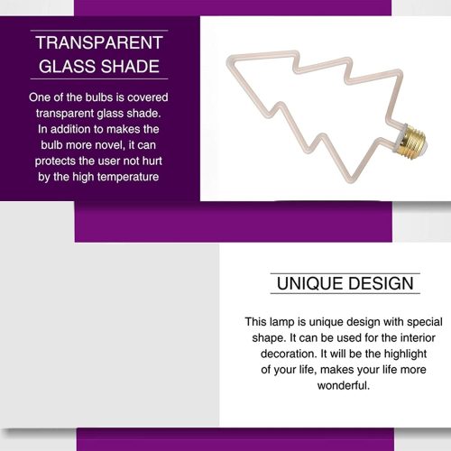 لمبة ديكور شكل شجرة (ضد الكسر) لمبة ديكور شكل شجرة (ضد الكسر)