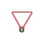 لمبة ديكور شكل مثلث صغير ضد الكسر - Image 2