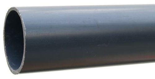 ماسورة بيت الهندسة 50مم UPVC رأس وذيل بالجوان سمك الماسورة 1.8مم (لون رمادي)